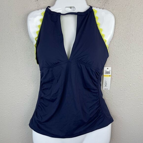 NWT Anne Cole Tankini Top Size M - Picture 1 of 5